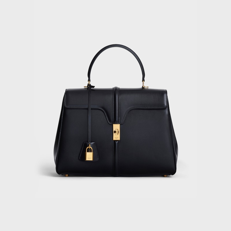 borsa classique 16 in pelle di vitello satinata