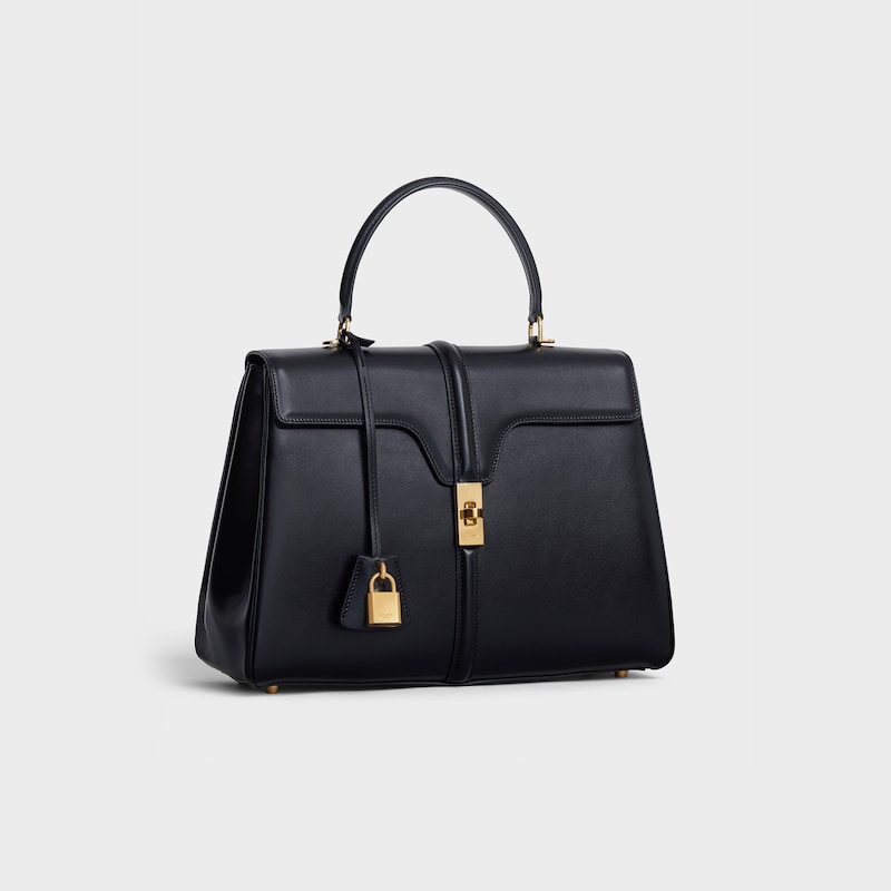 borsa classique 16 in pelle di vitello satinata