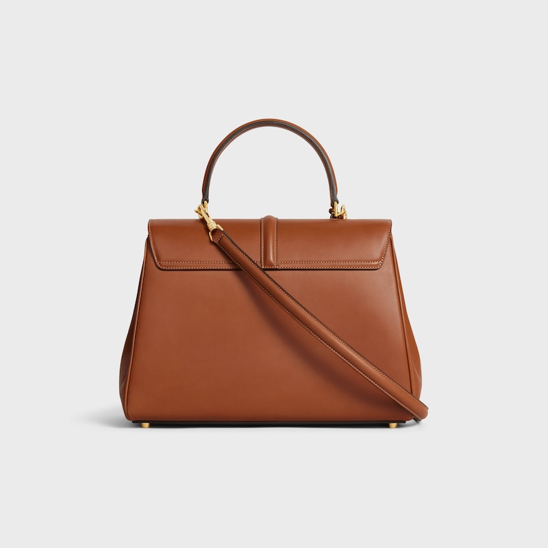 borsa classique 16 in pelle di vitello naturale