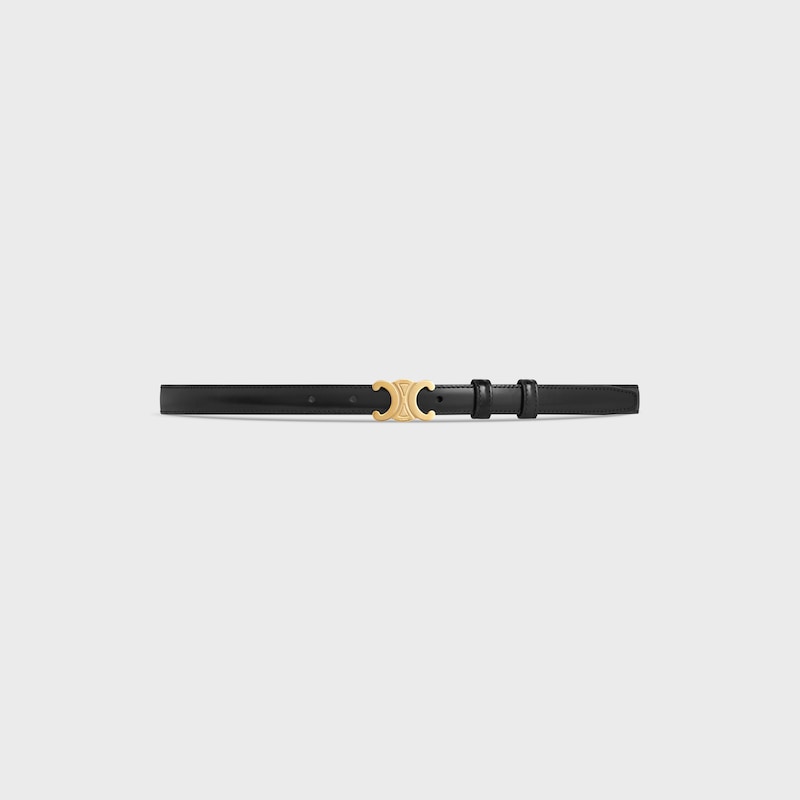 cintura triomphe piccola da 18 mm in pelle taurillon
