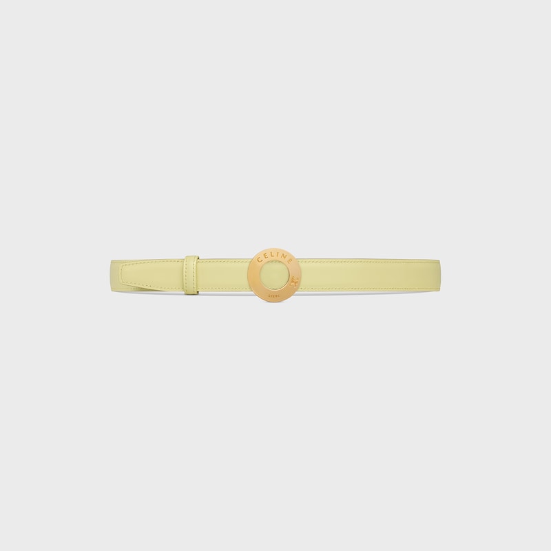 fibbia a disco celine e cinturino reversibile 25 mm