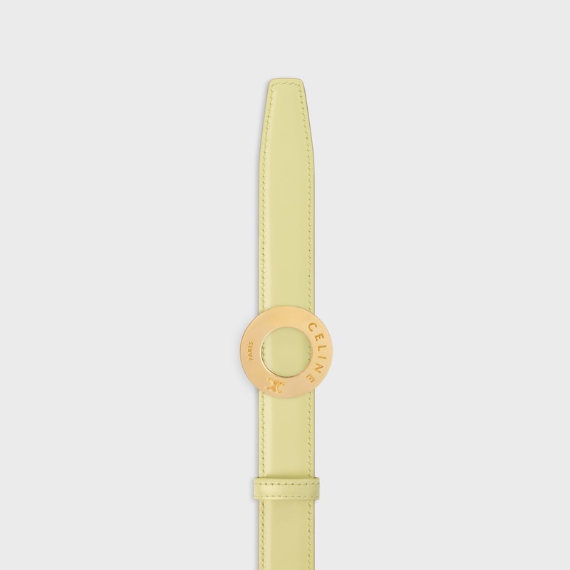 fibbia a disco celine e cinturino reversibile 25 mm