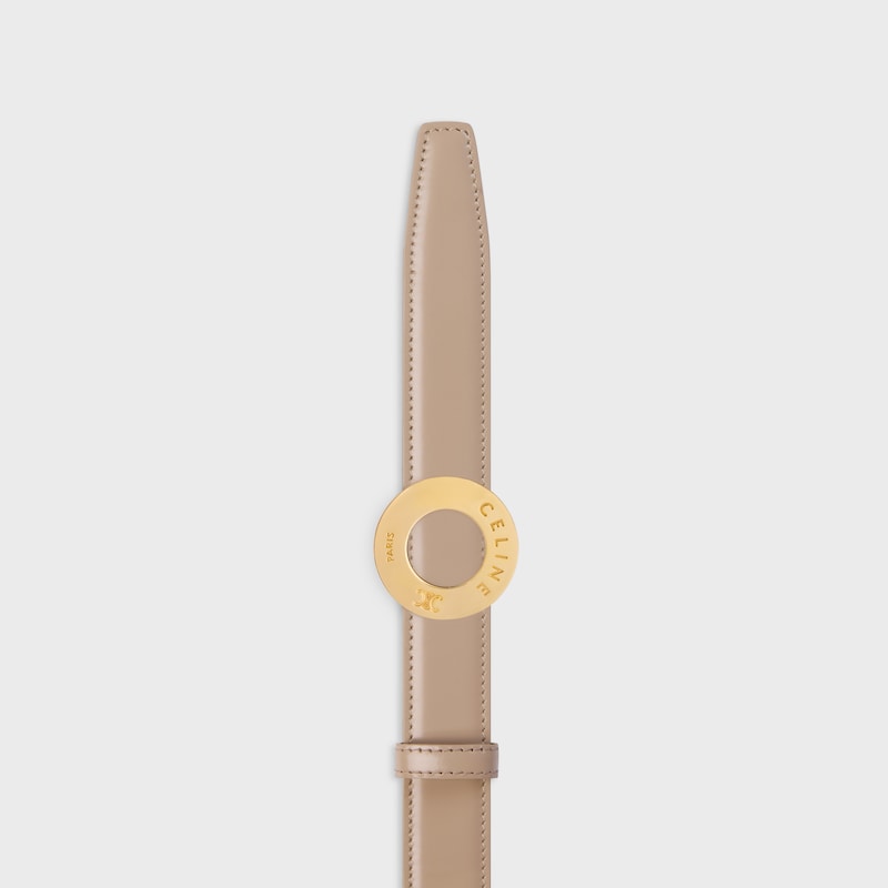 fibbia a disco celine e cinturino reversibile 25 mm