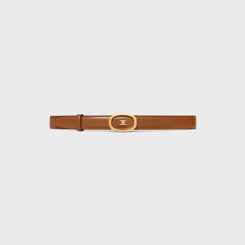 cintura celine alix reversibile media da 25 mm in taurillon