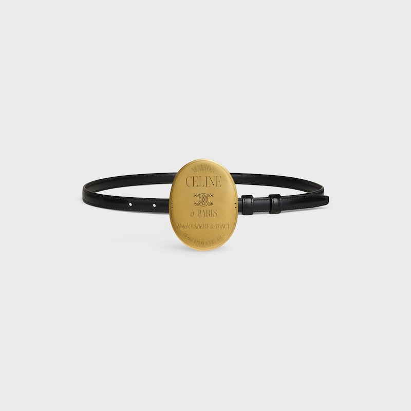 cintura teen maison celine 13mm in pelle taurillon