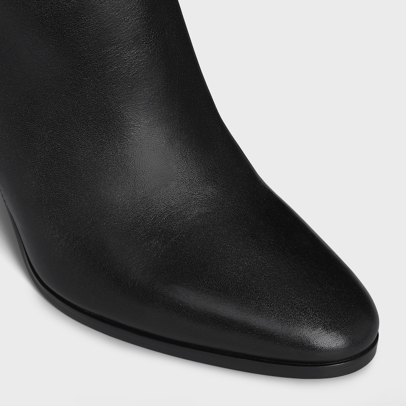 stivale alto celine garance triomphe con cinturino in pelle di vitello