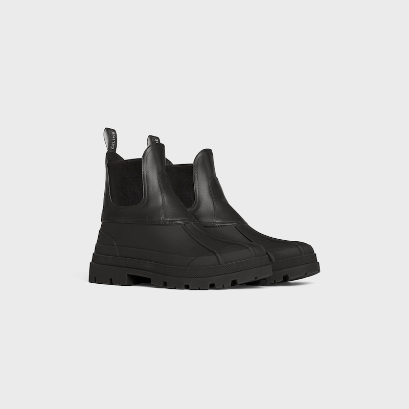 stivaletto celine riley in pelle di vitello