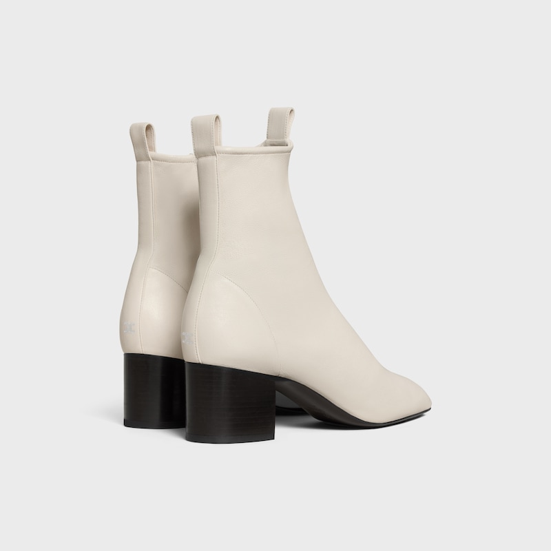 cheri - stivale con zip in pelle di agnello elasticizzata