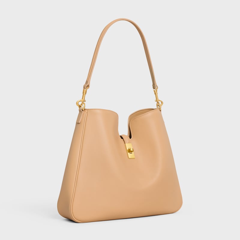 borsa morbida camille 16 media in pelle di vitello liscia