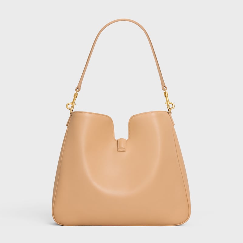 borsa morbida camille 16 media in pelle di vitello liscia