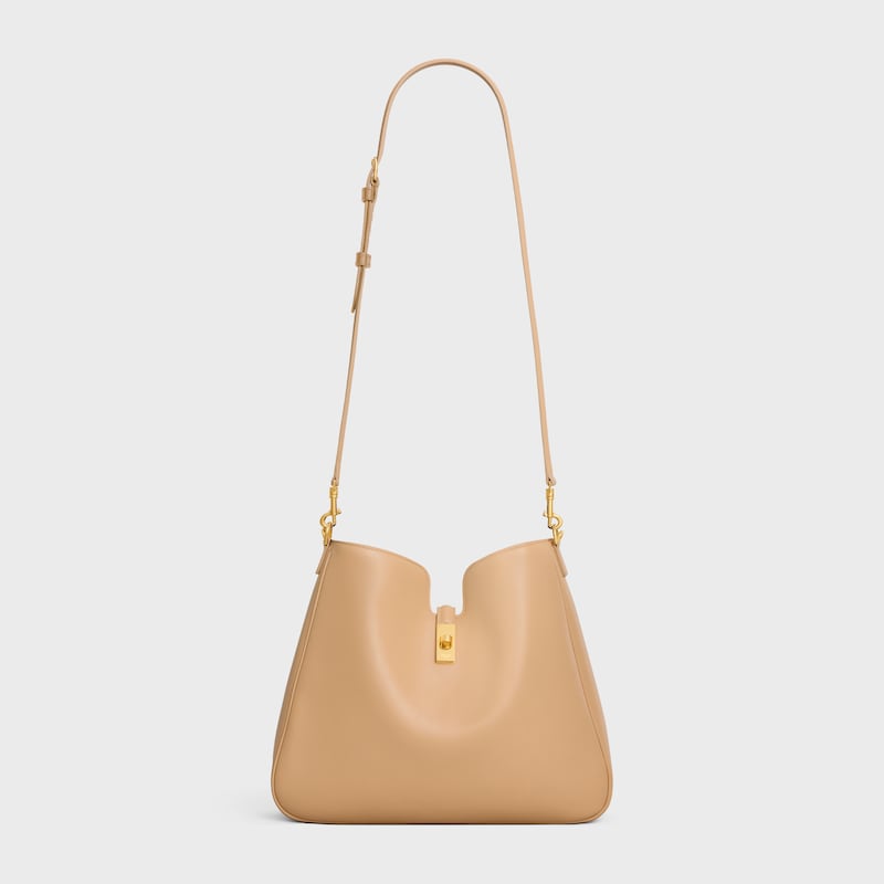 borsa morbida camille 16 media in pelle di vitello liscia