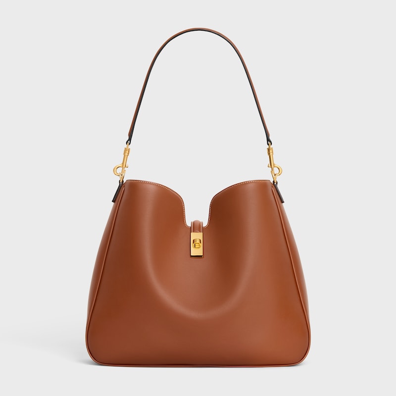 borsa morbida camille 16 media in pelle di vitello liscia