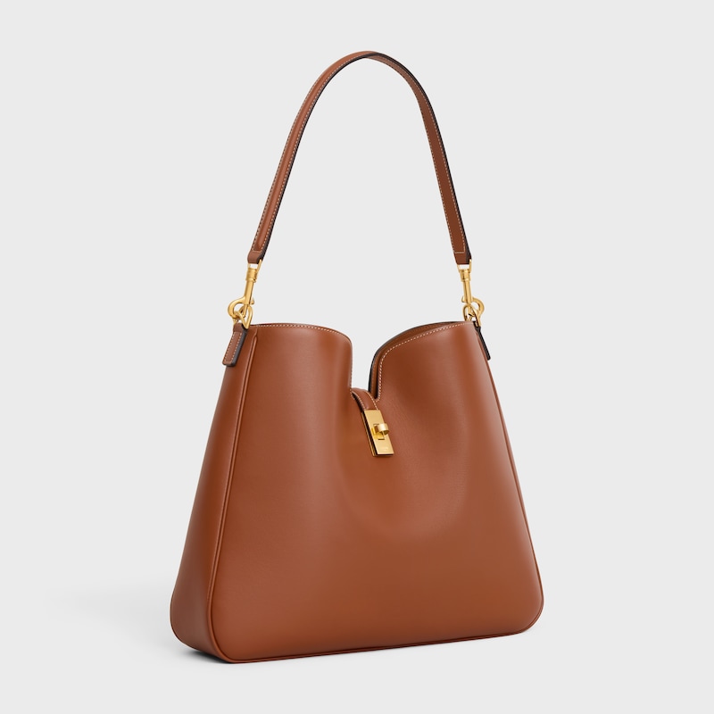 borsa morbida camille 16 media in pelle di vitello liscia