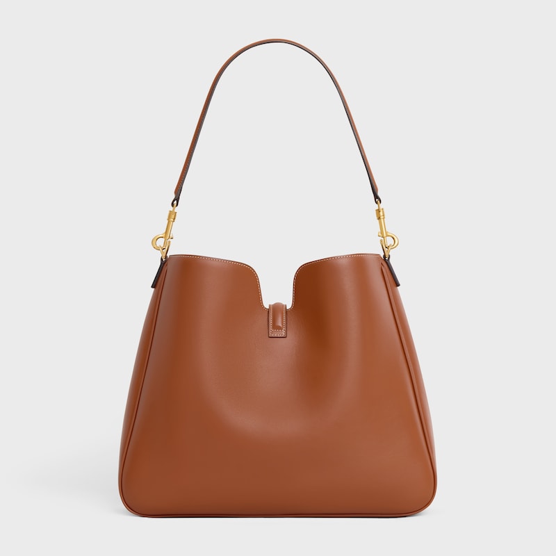 borsa morbida camille 16 media in pelle di vitello liscia