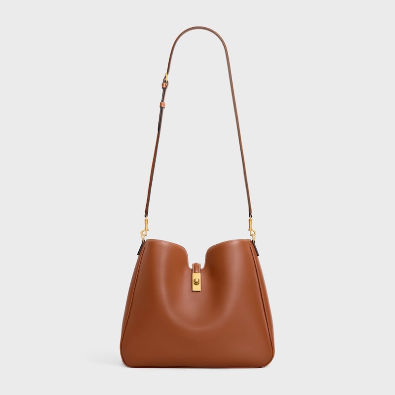 borsa morbida camille 16 media in pelle di vitello liscia
