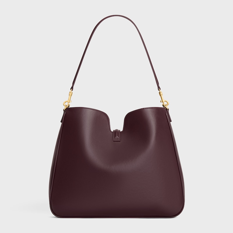 borsa morbida camille 16 media in pelle di vitello liscia