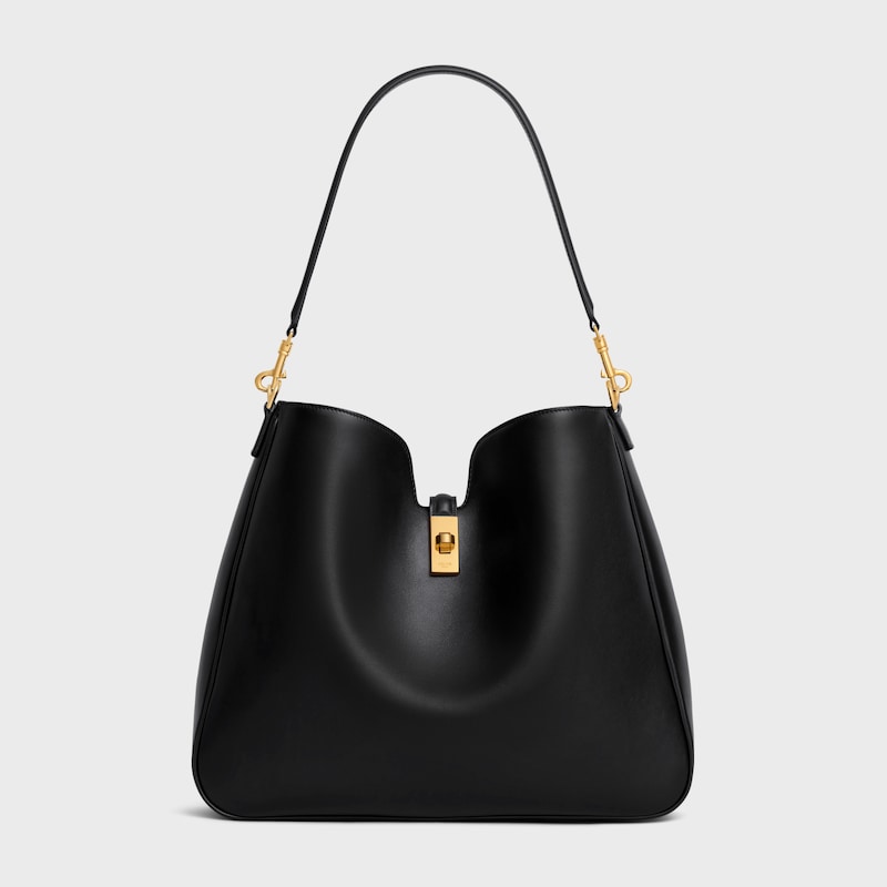 borsa morbida camille 16 media in pelle di vitello liscia