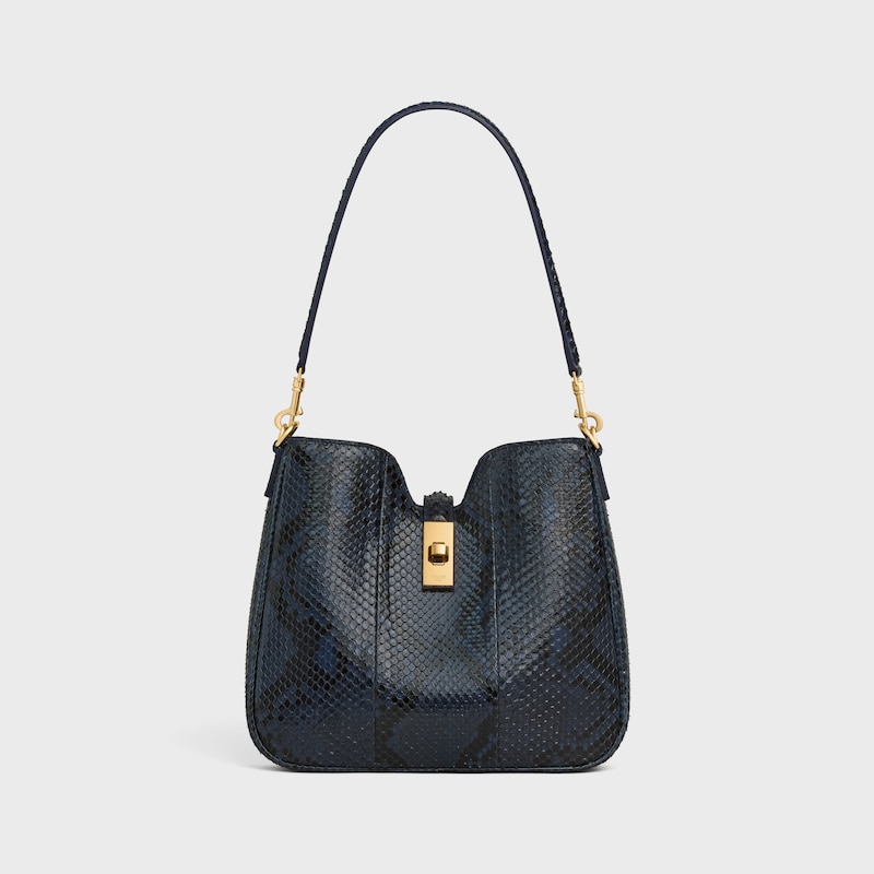 borsa morbida piccola camille 16 in pitone
