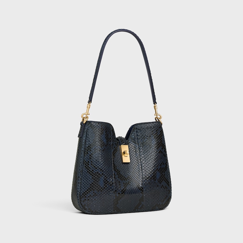 borsa morbida piccola camille 16 in pitone