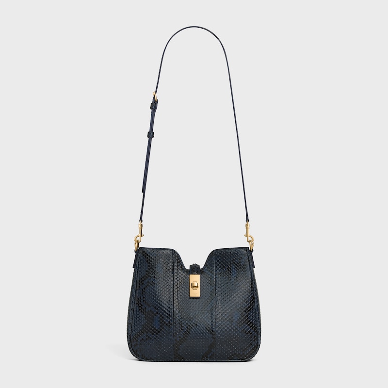 borsa morbida piccola camille 16 in pitone