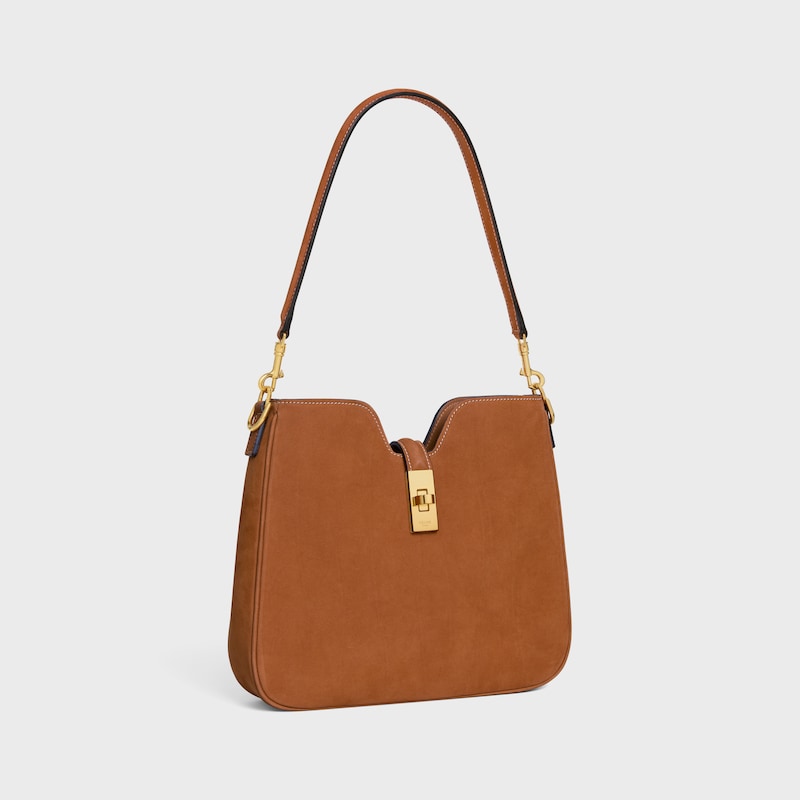 borsa piccola camille 16 morbida in vitello nabuk