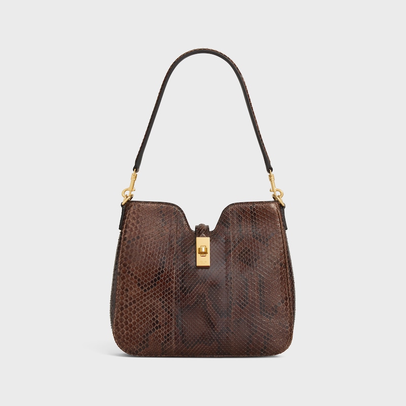 borsa morbida piccola camille 16 in pitone