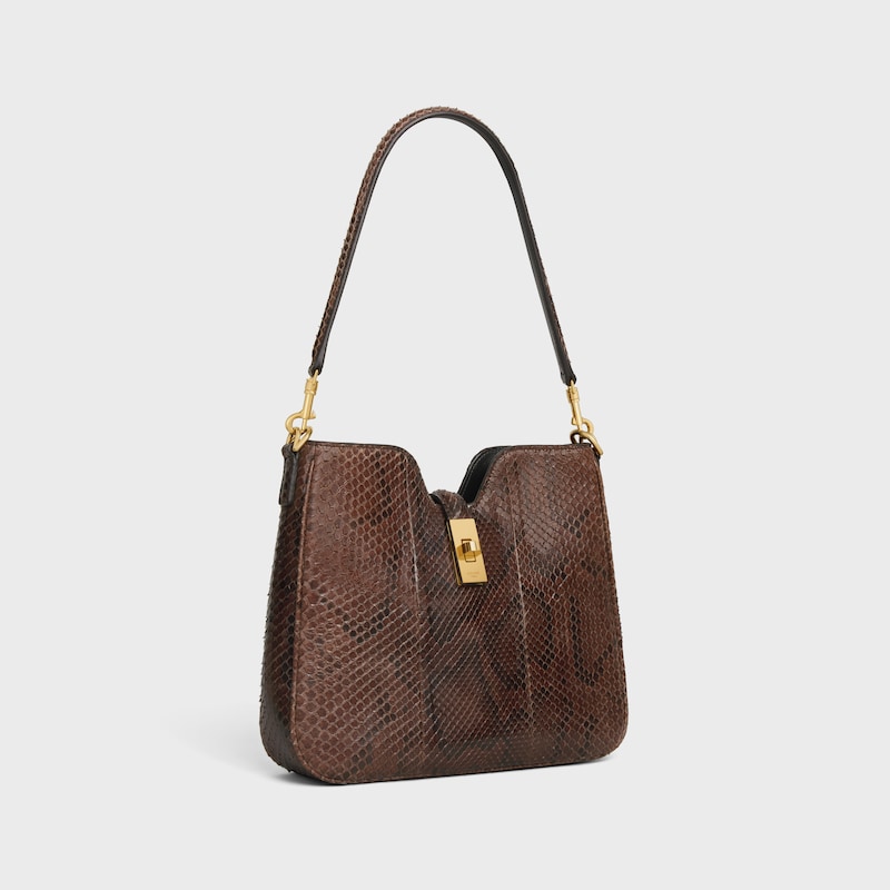 borsa morbida piccola camille 16 in pitone