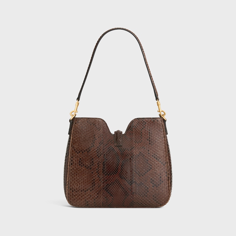 borsa morbida piccola camille 16 in pitone