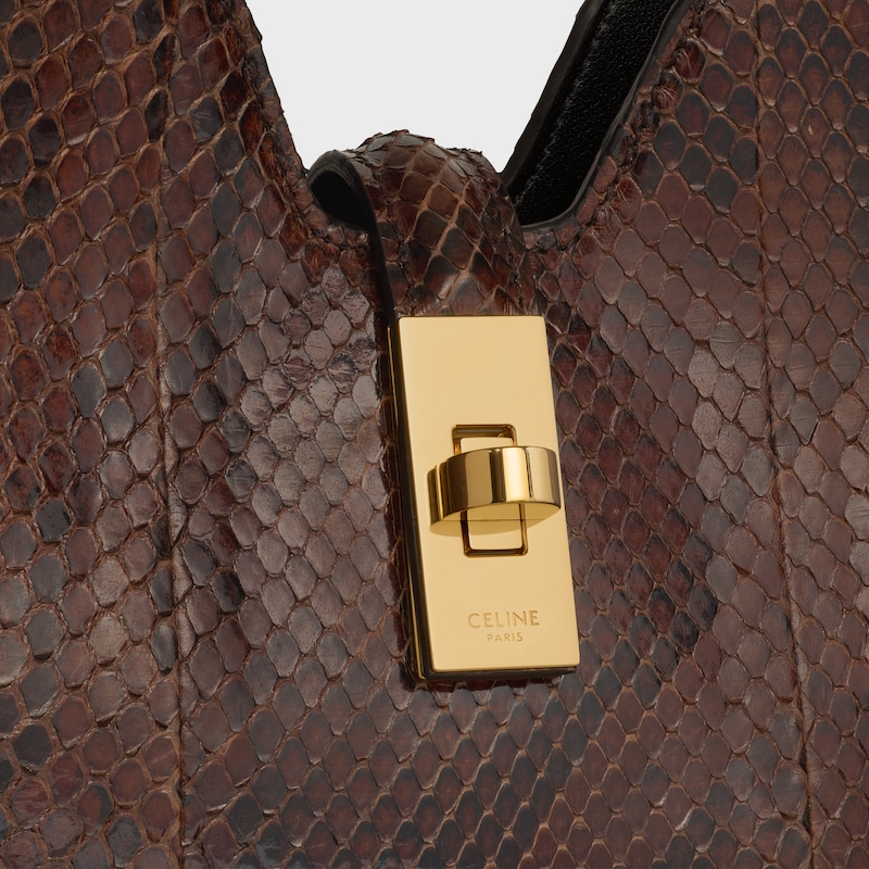borsa morbida piccola camille 16 in pitone
