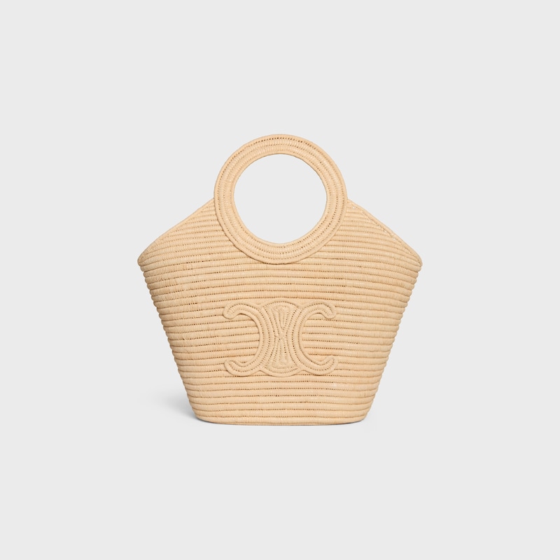 panier intrecciato in rafia