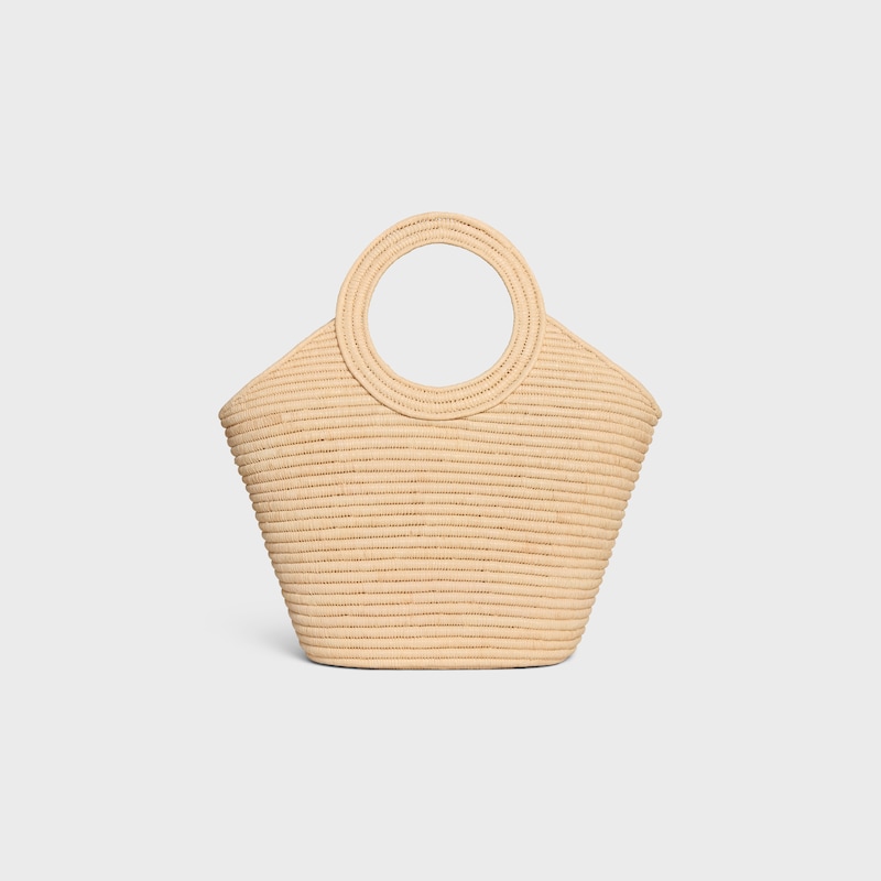 panier intrecciato in rafia