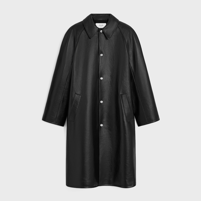 cappotto in pelle di vitello