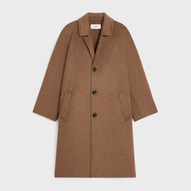 cappotto in cashmere double-face e cammello
