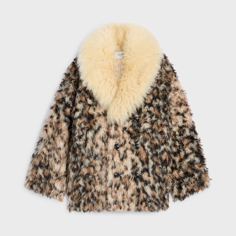 cappotto in mohair alpaca