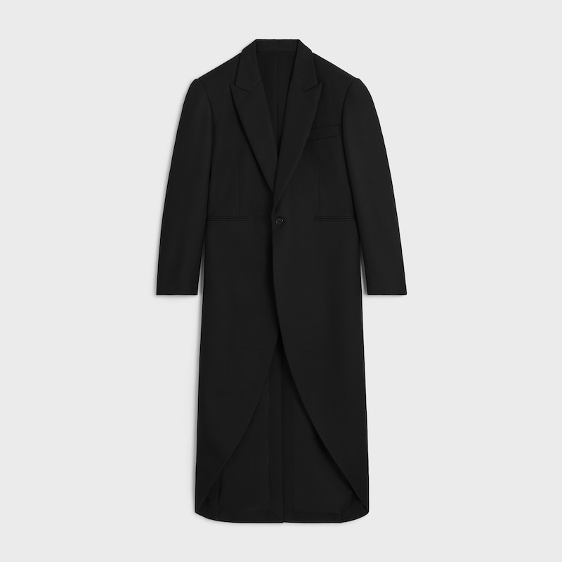 cappotto sartoriale in feltro di lana