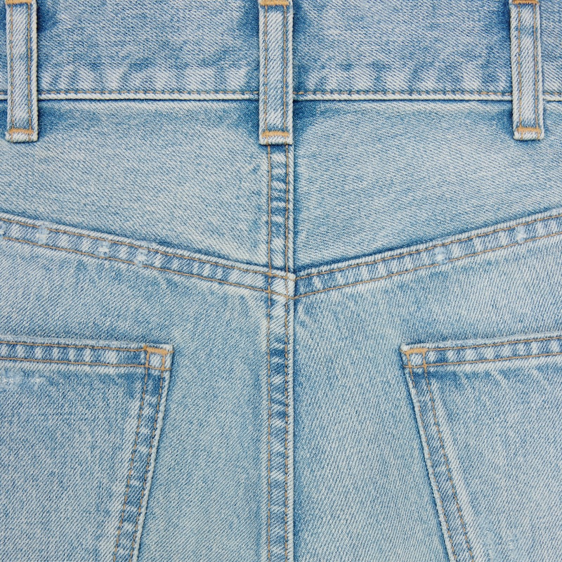 jeans svasati dylan in denim color miele dolce