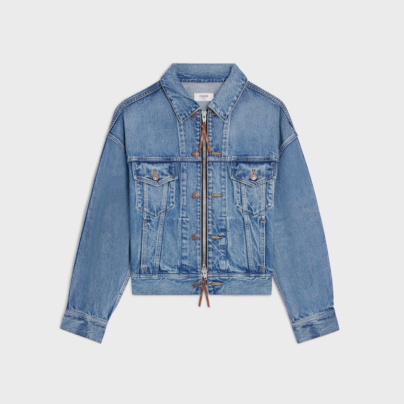 giacca da camionista in denim
