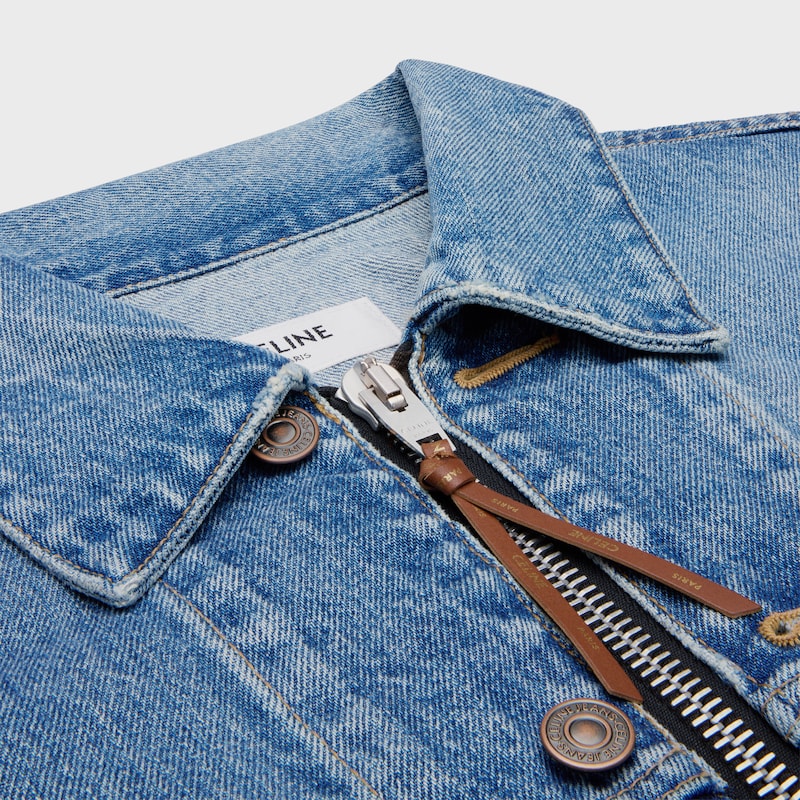 giacca da camionista in denim