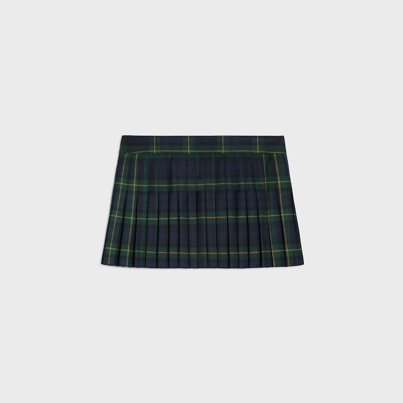 minigonna kilt in lana tartan