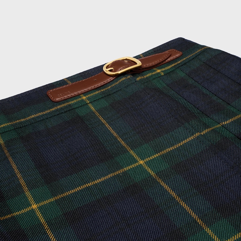 minigonna kilt in lana tartan