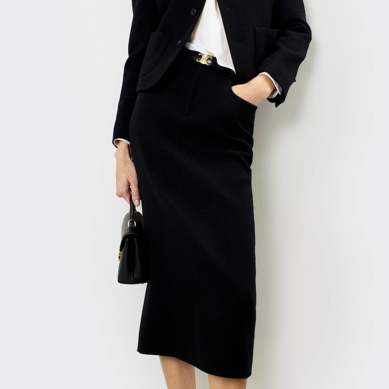 gonna a tubino in cashmere mohair natteacute