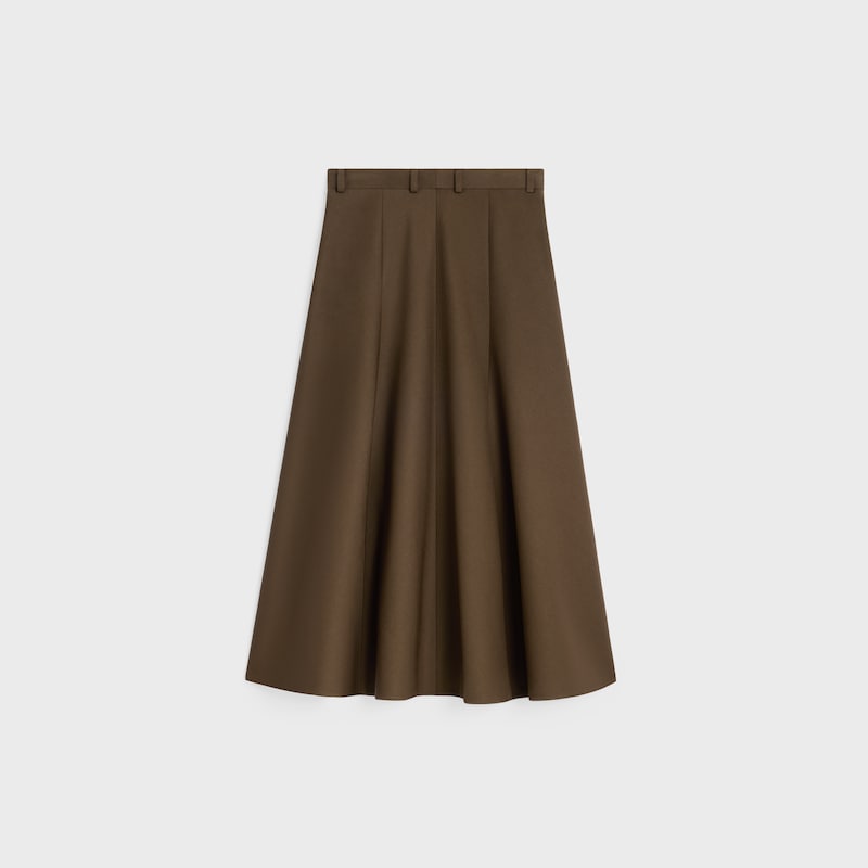 gonna in gabardine di cotone