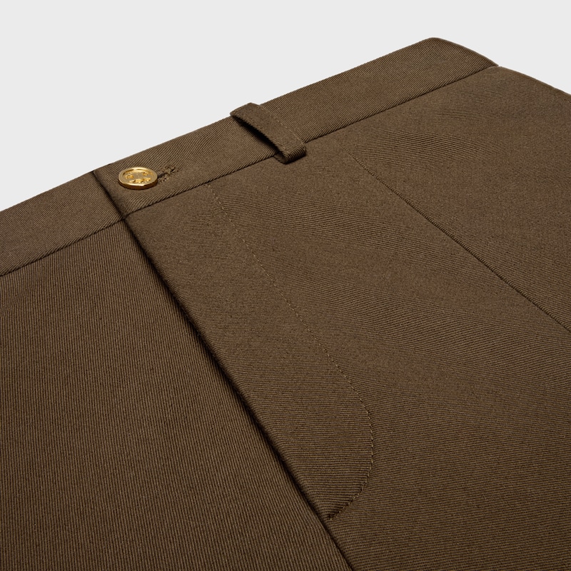 gonna in gabardine di cotone