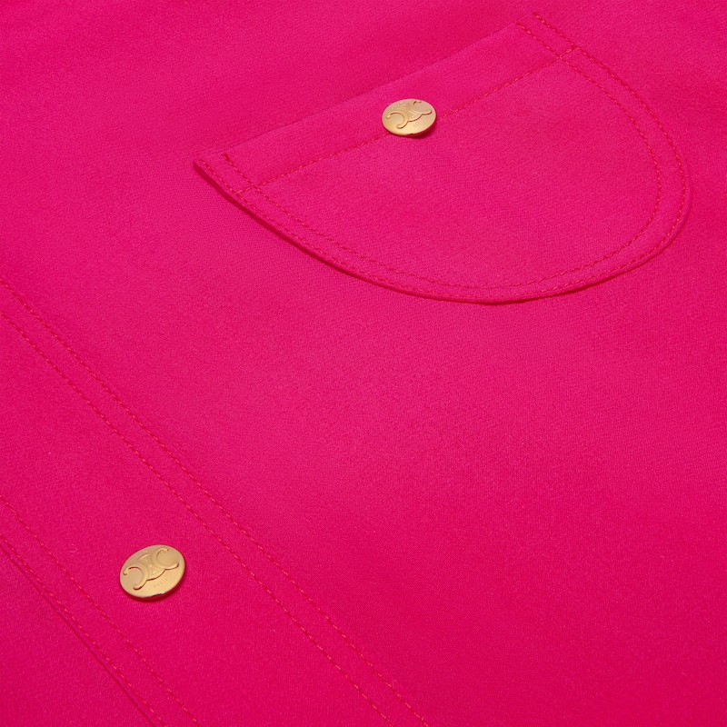 abito in crepe di seta acetato