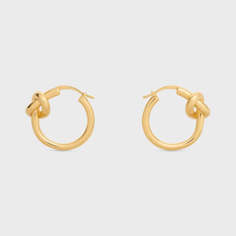cerchietti piccoli knot in ottone con finitura oro