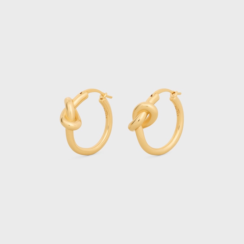 cerchietti piccoli knot in ottone con finitura oro