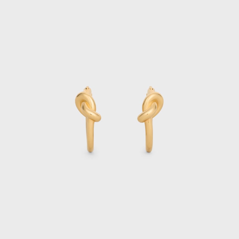 cerchietti piccoli knot in ottone con finitura oro