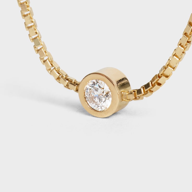 bracciale celine sentimental brillant in oro giallo e diamanti