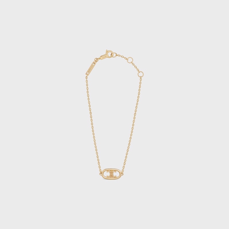 bracciale maillon triomphe in oro giallo
