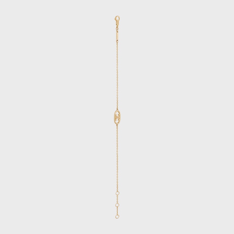 bracciale maillon triomphe in oro giallo
